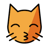 kissing-cat Emoji openmoji