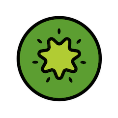 Kiwi Fruit Emoji in Openmoji