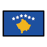 kosovo Emoji openmoji