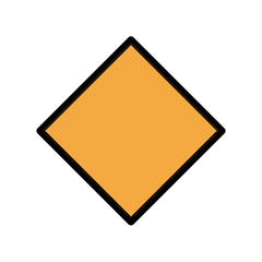 🔶 Large Orange Diamond Emoji in Openmoji