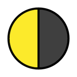 last-quarter-moon Emoji openmoji