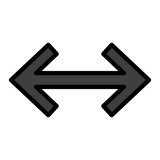 left-right-arrow Emoji openmoji
