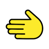 leftwards-hand Emoji openmoji
