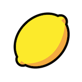lemon Emoji openmoji