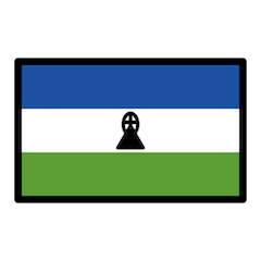 🇱🇸 Flag: Lesotho Emoji in Openmoji