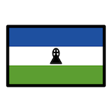 lesotho Emoji openmoji