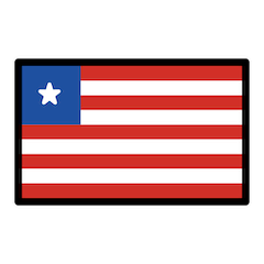 🇱🇷 Bandiera della Liberia Emoji su Openmoji