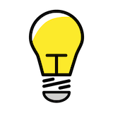 light-bulb Emoji openmoji