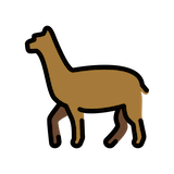 llama Emoji openmoji
