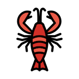 lobster Emoji openmoji