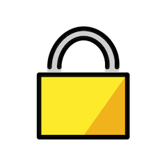 Locked Emoji in Openmoji
