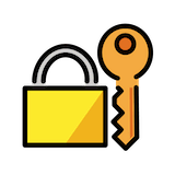 locked-with-key Emoji openmoji
