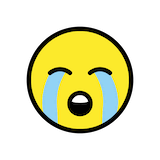 loudly-crying-face Emoji openmoji