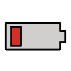 🪫 Low Battery Emoji in Openmoji