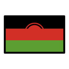 🇲🇼 Flagge von Malawi Emoji auf Openmoji