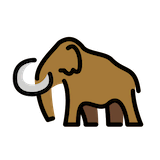 mammoth Emoji openmoji