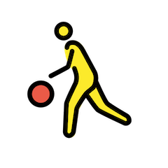 Man Bouncing Ball Emoji in Openmoji