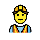 man-construction-worker Emoji openmoji