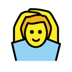 🙆‍♂️ Man Gesturing OK Emoji in Openmoji