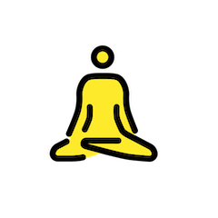 🧘‍♂️ Man In Lotus Position Emoji in Openmoji