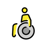 man-in-manual-wheelchair Emoji openmoji