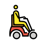 man-in-motorized-wheelchair-facing-right Emoji openmoji