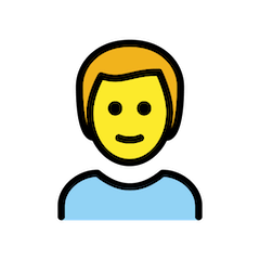 👨 Mann Emoji auf Openmoji