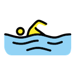 man-swimming Emoji openmoji