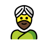 man-wearing-turban Emoji openmoji