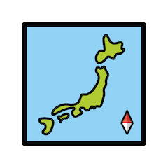 🗾 Map of Japan Emoji in Openmoji