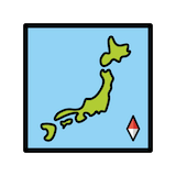 map-of-japan Emoji openmoji