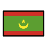 mauritania Emoji openmoji