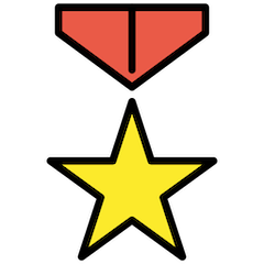 Военная медаль Эмодзи в Openmoji