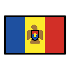 Флаг Молдовы Эмодзи в Openmoji
