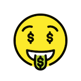 money-mouth-face Emoji openmoji