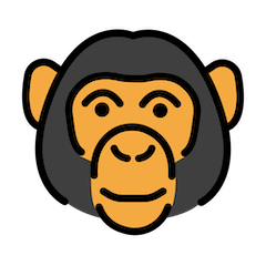 Muso di scimmia Emoji Openmoji