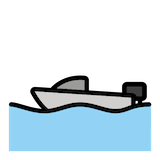 motor-boat Emoji openmoji