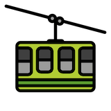 mountain-cableway Emoji openmoji