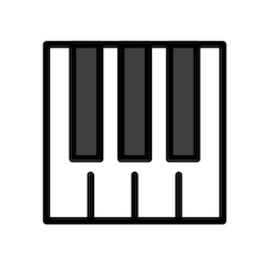 Piano Emoji Openmoji