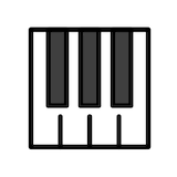 musical-keyboard Emoji openmoji