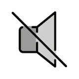 muted-speaker Emoji openmoji