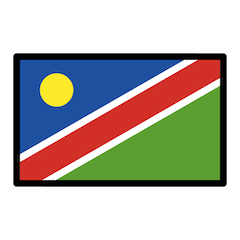 Flagge von Namibia Emoji Openmoji