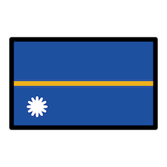 🇳🇷 Flag: Nauru Emoji in Openmoji