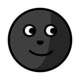 new-moon-face Emoji openmoji