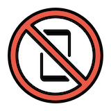 no-mobile-phones Emoji openmoji