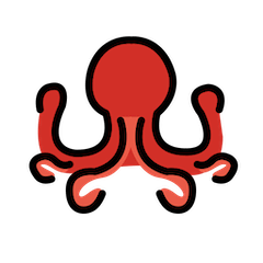 🐙 Octopus Emoji in Openmoji