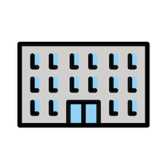 🏢 Edificio de oficinas Emoji en Openmoji