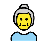 old-woman Emoji openmoji