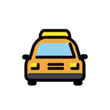 oncoming-taxi Emoji openmoji