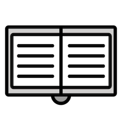 📖 Open Book Emoji in Openmoji